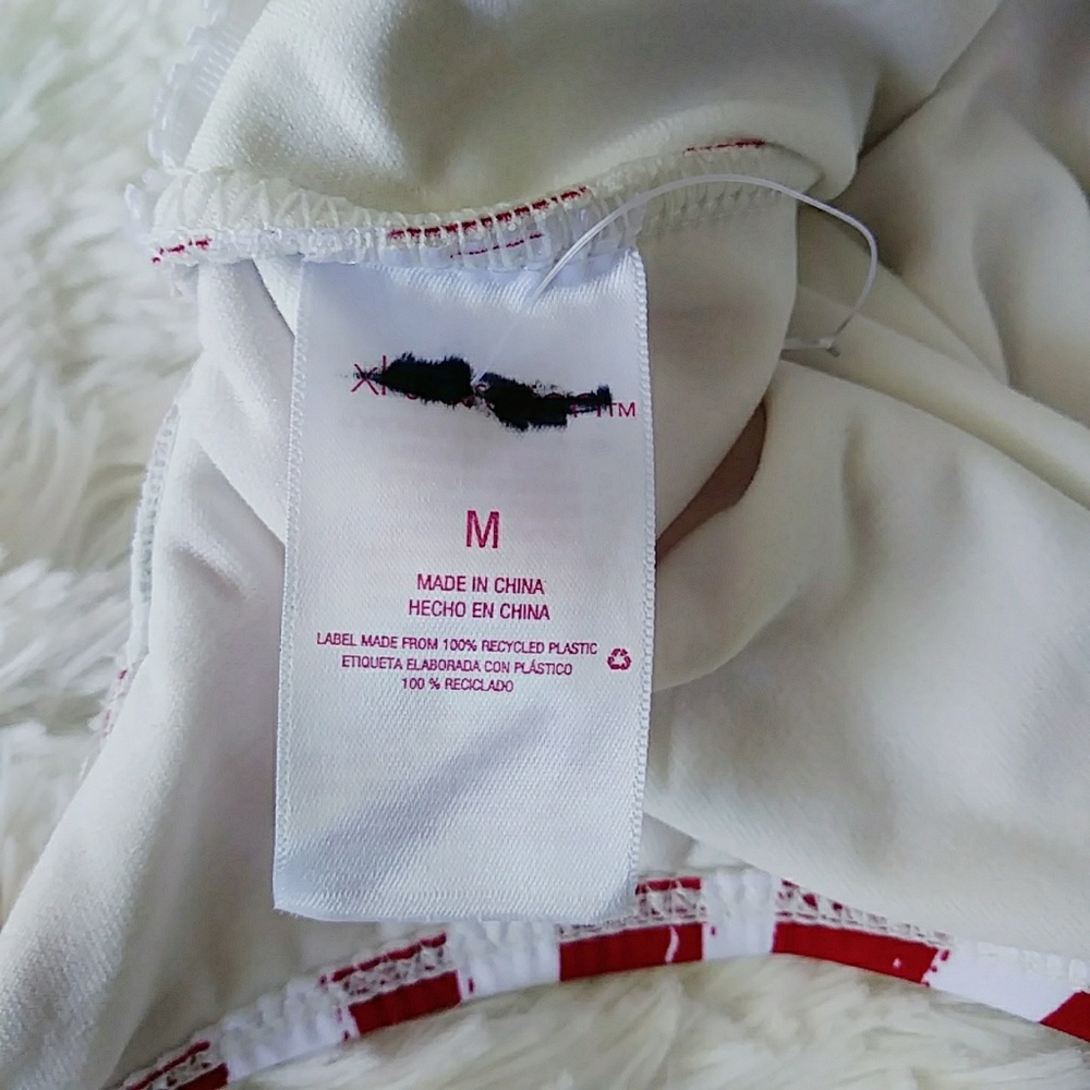 SOLD NWOT PATRIOTIC SWIMSUIT SIZE M XHILARATION - Picture 7 of 8